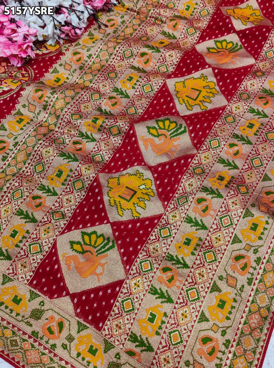KcPc Georgette Banarasi Style Saree with Zari Weaving for Festive Wear