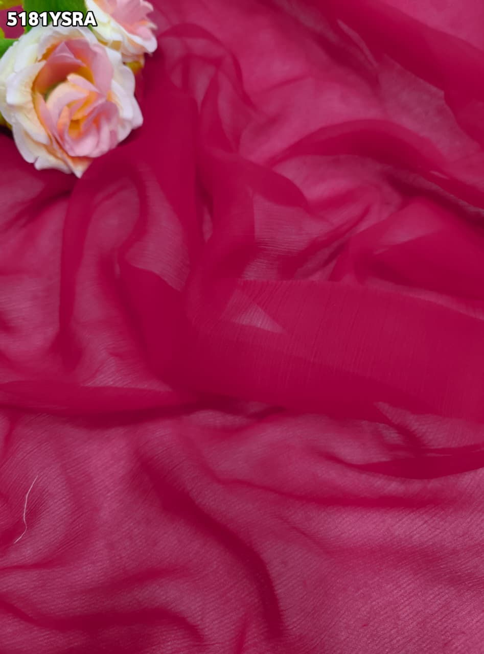 KcPc Georgette Designer Saree with Gota Work for Festive Wear