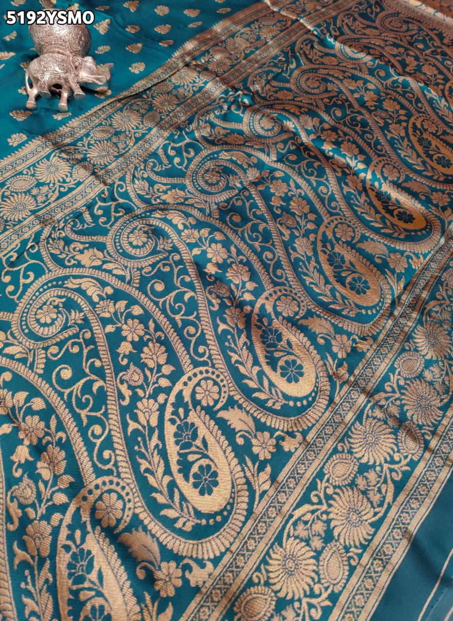 KcPc Banarasi Silk Saree with Traditional Zari Weaving