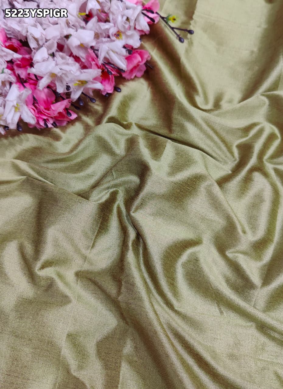 KcPc Banarasi Silk Kanjivaram Style Saree with Zari Border