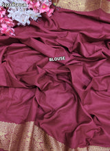 KcPc Banarasi Silk Kanjivaram Style Saree with Zari Border