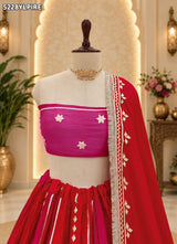 KcPc Gaji Silk Traditional Lehenga with Gotapatti Work for Festive WearRRF