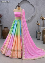 KcPc Designer Gaji Silk Traditional Lehenga Featuring Gotapatti WorkRRF