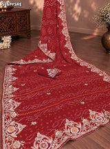 KcPc Ojariya Traditional Saree with Gota Patti Work and Blouse for Festive WearRKSH