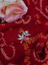 KcPc Ojariya Traditional Saree with Gota Patti Work and Blouse for Festive WearRKSH