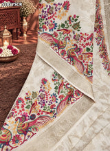 KcPc Banarasi Silk Kalamkari Style Saree with Traditional Zari Weaving for Festive Wear SON