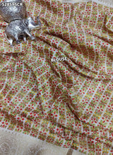 KcPc Banarasi Silk Kalamkari Style Saree with Traditional Zari Weaving for Festive Wear SON