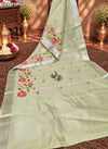 KcPc Kota Doria Banarasi Style Saree with Traditional Kashida Work for Festive Wear SWA