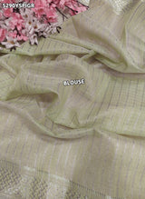 KcPc Kota Doria Banarasi Style Saree with Traditional Kashida Work for Festive Wear SWA