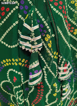 KcPc Designer Georgette Bandhani Lehenga with Beautiful Traditional Gota Work