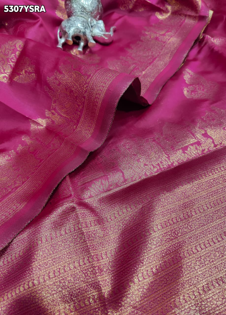 KcPc Designer Banarasi Silk Saree with Classic Banarasi Style and Zari Weaving DC