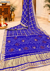 KcPc Pure Gaji Silk Ghatchola Bandhani Saree with Heavy Gotapatti Work for Traditional WearAMT