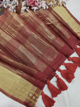 KcPc Banarasi Silk Patola Design Saree with Traditional Zari Weaving