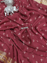 KcPc Banarasi Silk Patola Design Saree with Traditional Zari Weaving