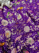 KcPc Latest Traditional Georgette Meenakari Style Saree with Rich Zari Weaving MOHI