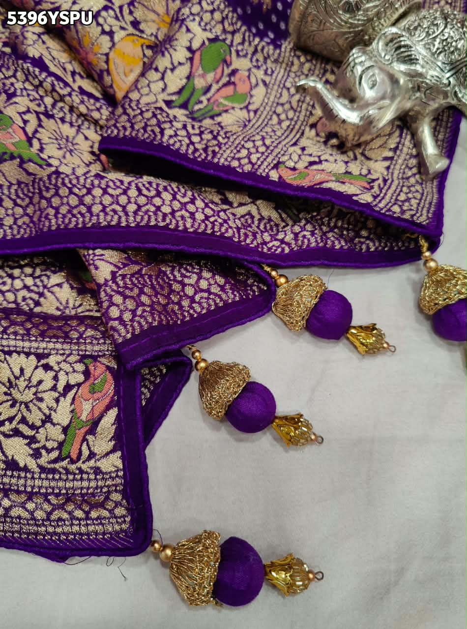 KcPc Latest Traditional Georgette Meenakari Style Saree with Rich Zari Weaving MOHI