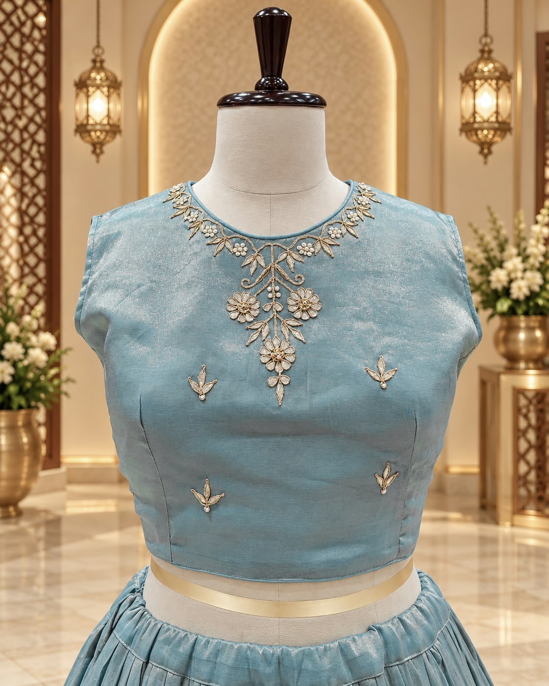 KcPc Tissue Silk Designer Lehenga with Gotapatti Work for Festive Wear