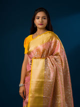 Tissue Silk Banarasi Zari weaving Saree