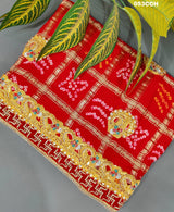 KcPc Exclusive Pure Gaji Silk Gharchola Bandhni OdhnaChunri