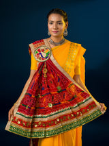 KcPc Pure Georgette Fabric Broach stole