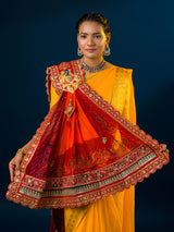 KcPc Latest Georgette Marwardi Broach Stole