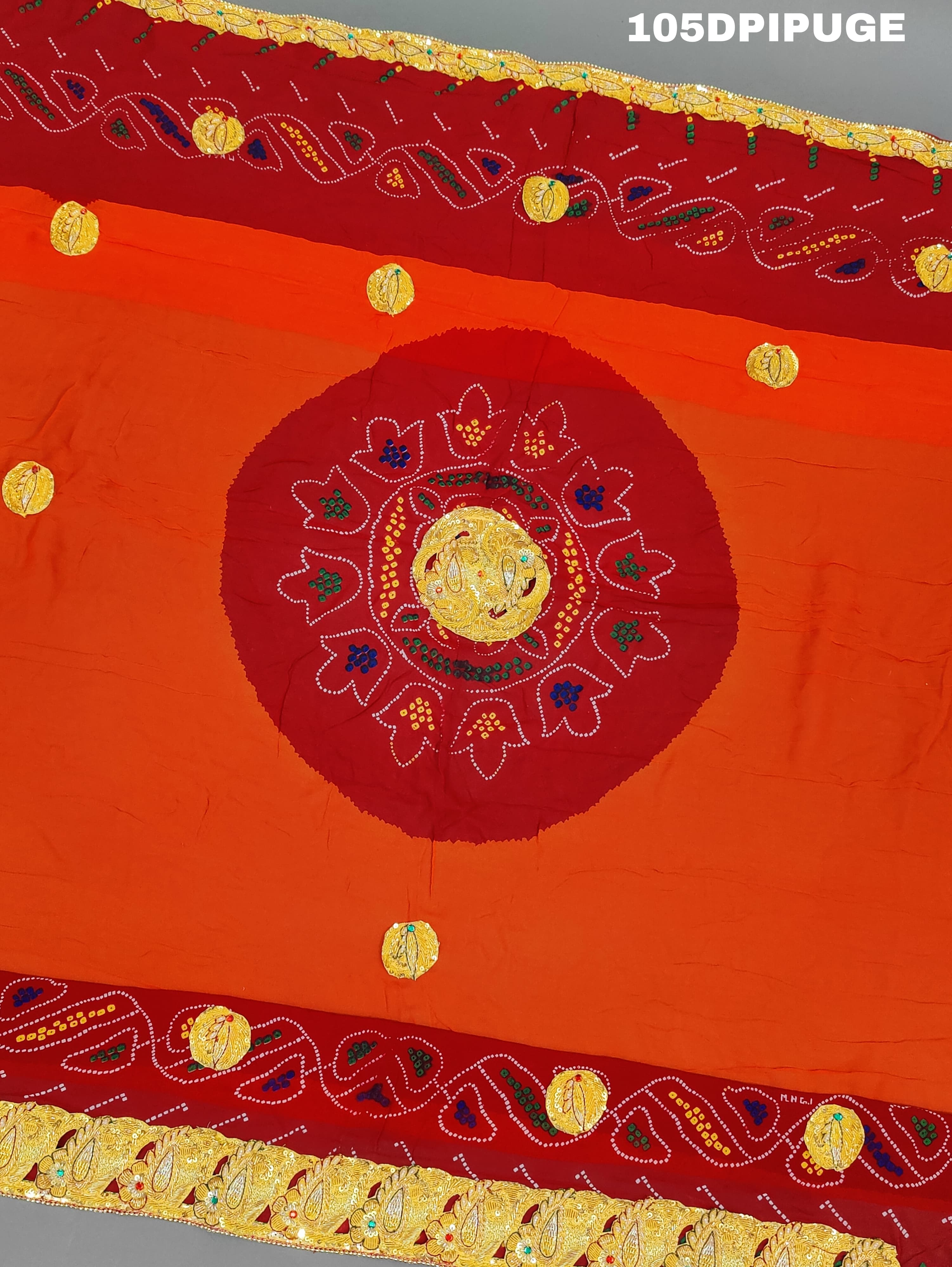 KcPc Rajasthani Chunri Pila Traditional MarwariPila