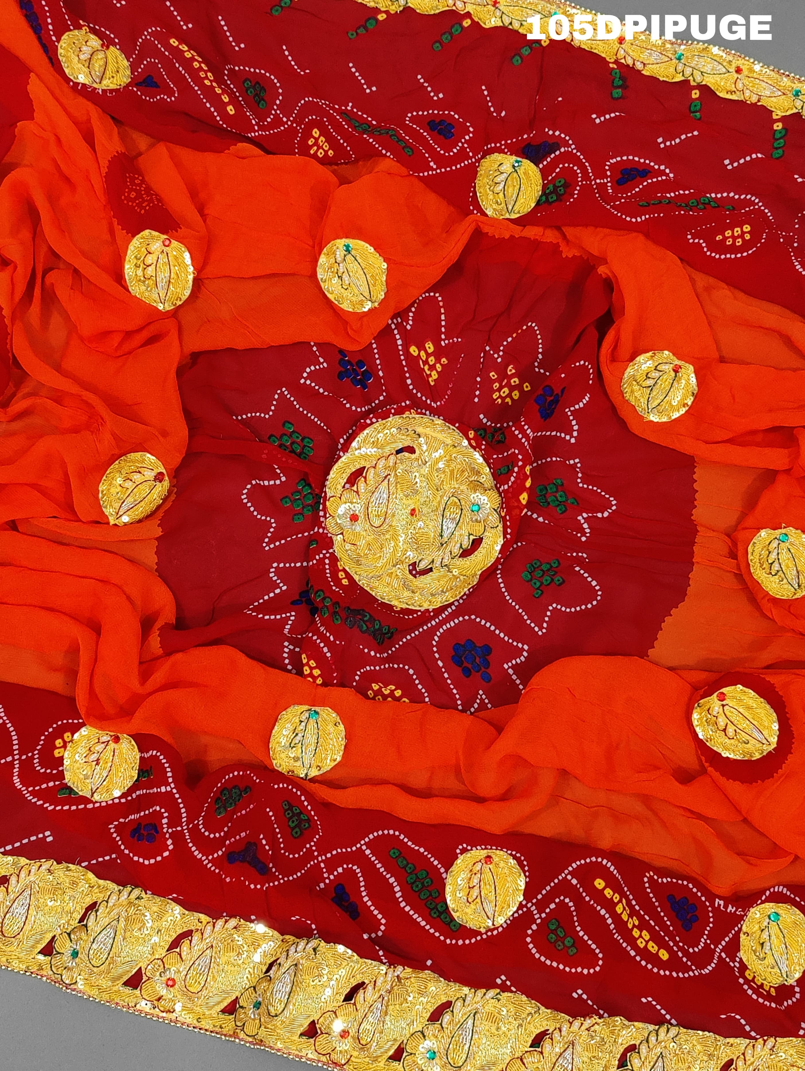 KcPc Rajasthani Chunri Pila Traditional MarwariPila