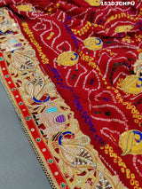 KcPc Traditional Jaipuri Chunri Pila Rajasthani Marriage Chundi Dupatta Chunri (Pure Ojariya Fabric)