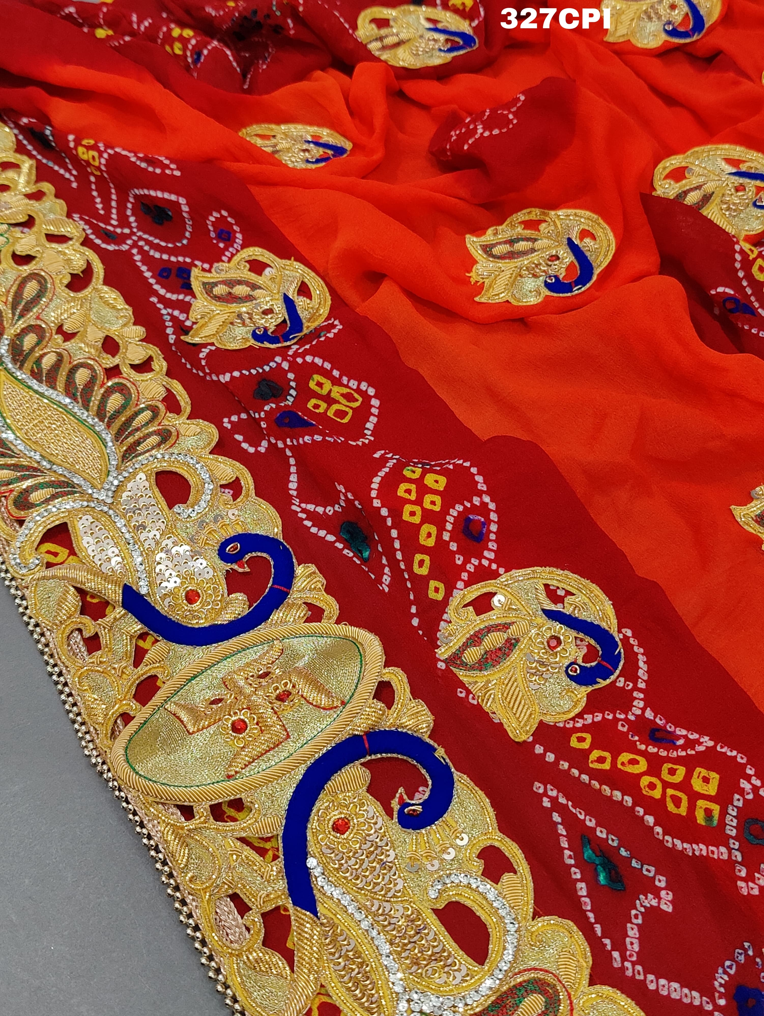 KcPc Rich Quality Hand Work Odhna Pila
