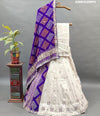 Gaji Silk Bandhani Style With Gotapatti Work Lehenga
