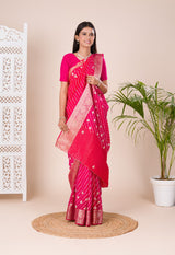 Amulticolor leheriya gotapatti saree