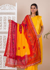 KcPc Pure Georgette Rajasthani Chunri DupattasPomchaKCPC