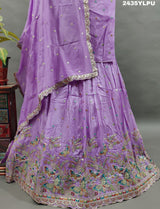 KcPc New Chinon Silk Lehenga with Sequin and Gota patti Touches BTU