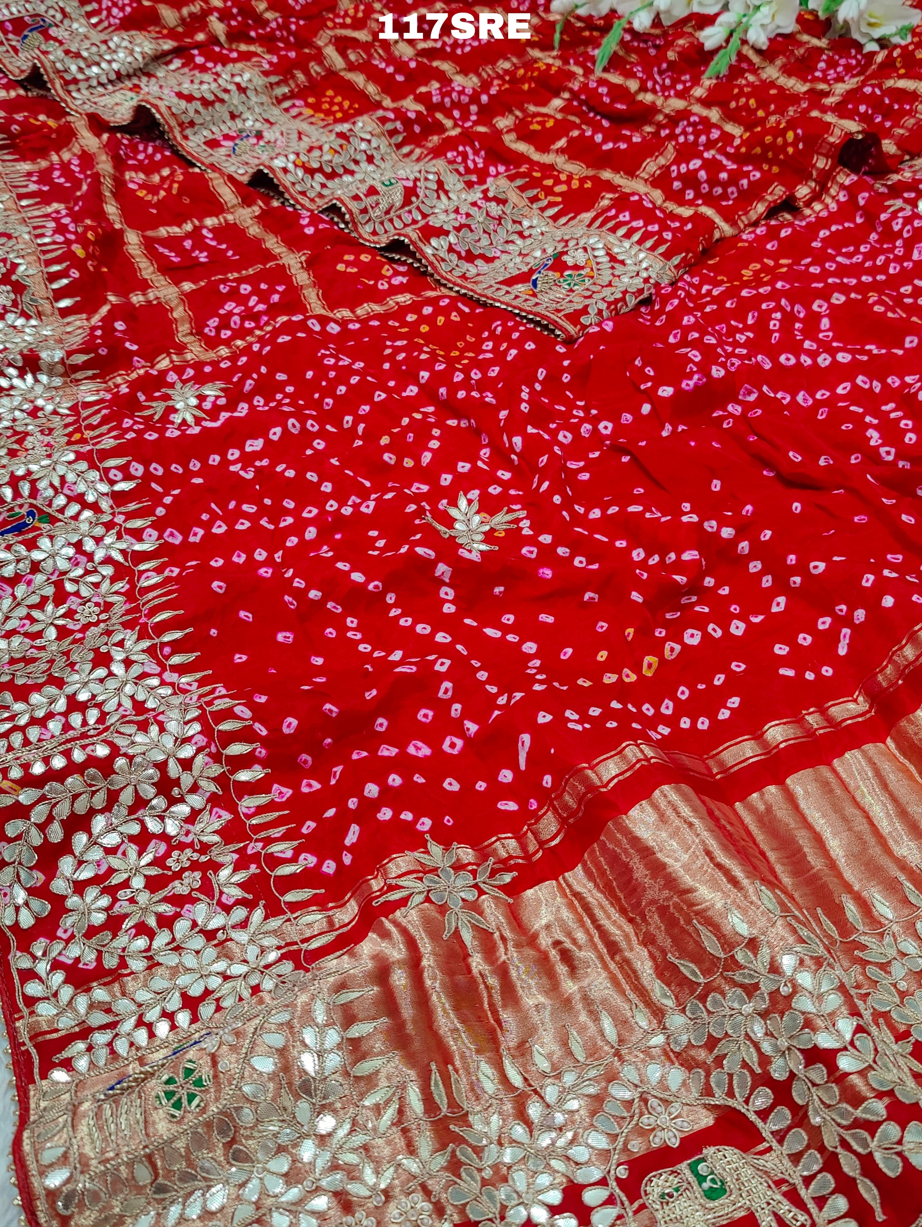 by Bandhani saree