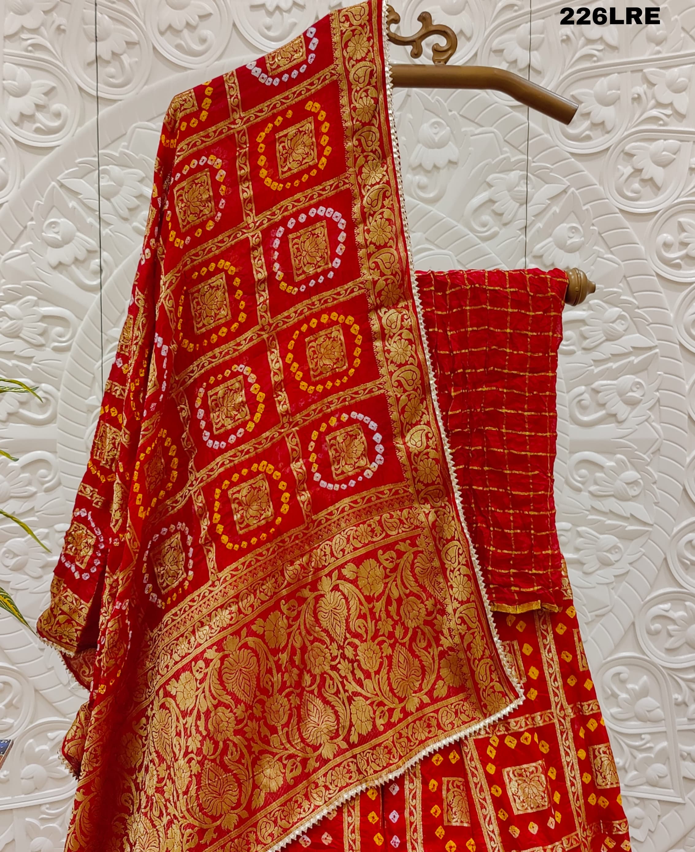 By Gharchola Bandhani Lehenga Traditional wear