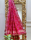 KcPc Pure Gaji Silk Bandhani Gotapatti Designer Jaipuri Traditional Dupatta satis Rani