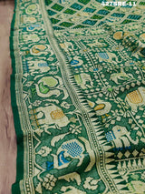 KcPc Figure Design Khaddi Georgette Janglaw Bandhani Neemzari Saree