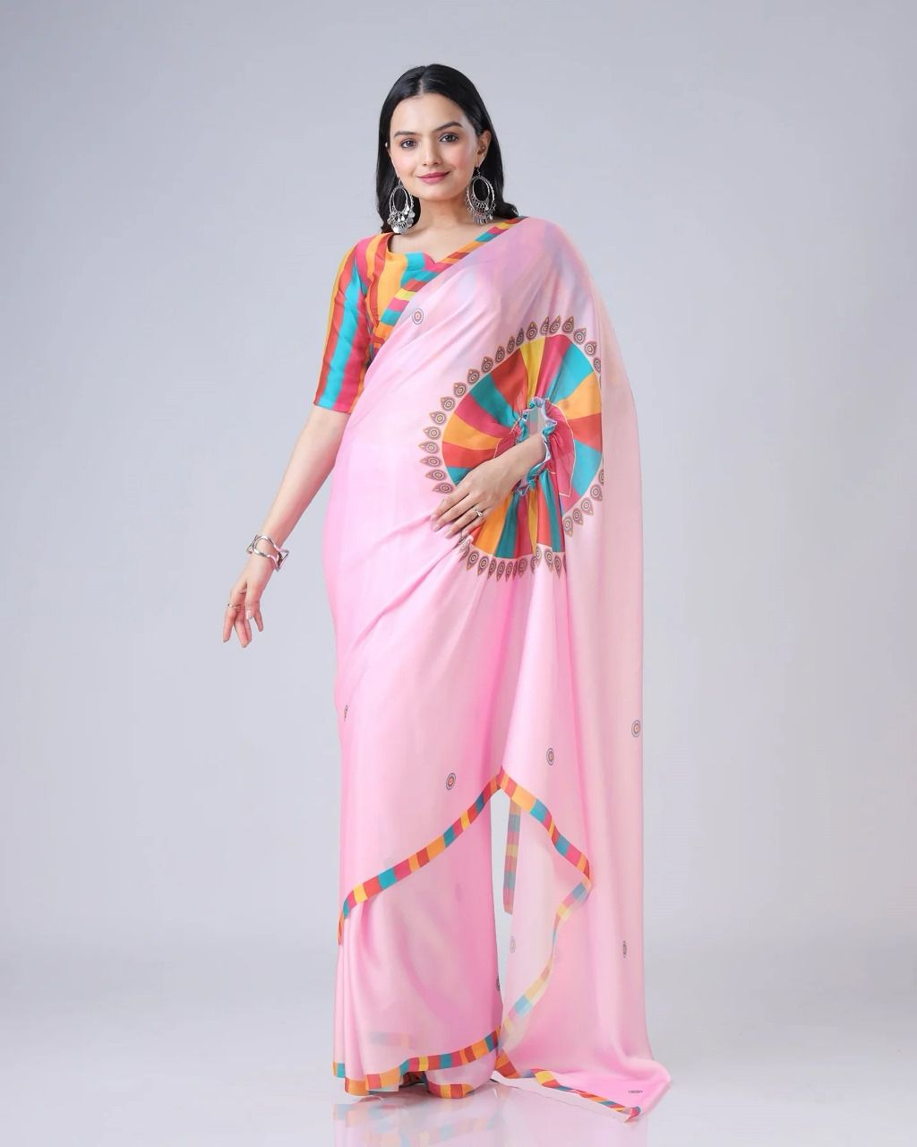 Bollywood Party Wear Saree in Silk Fabric under 1500