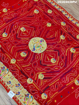 KcPc Traditional Ethnic Marwadi Belbuti Odhna Chunri (Pure Ojariya Fabric)