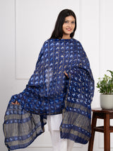 KcPc Ghatchola Bandhej silk DupattasNeavy Blue