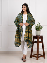 KcPc Ghatchola Bandhej silk DupattasGreen