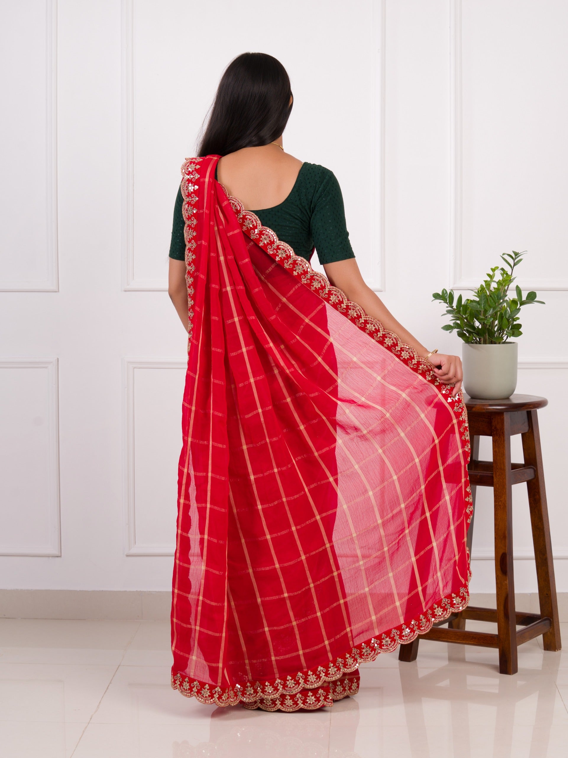 Ghatchola Bandhani style saree under 1500