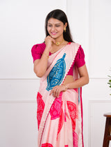 By Bandhani Saree With Wedding Wear
