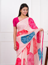 By Bandhani Saree With Wedding Wear