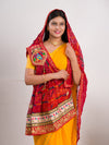 KcPc New Pure Georgette Marwardi Broach Style With Belbuti Work Chunri