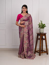 By Tissue Silk Saree With Wedding Wear