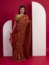 bandhani saree for Daily Wear