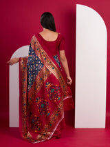 KcPc Pashmina Cotton silk printed Saree SWA