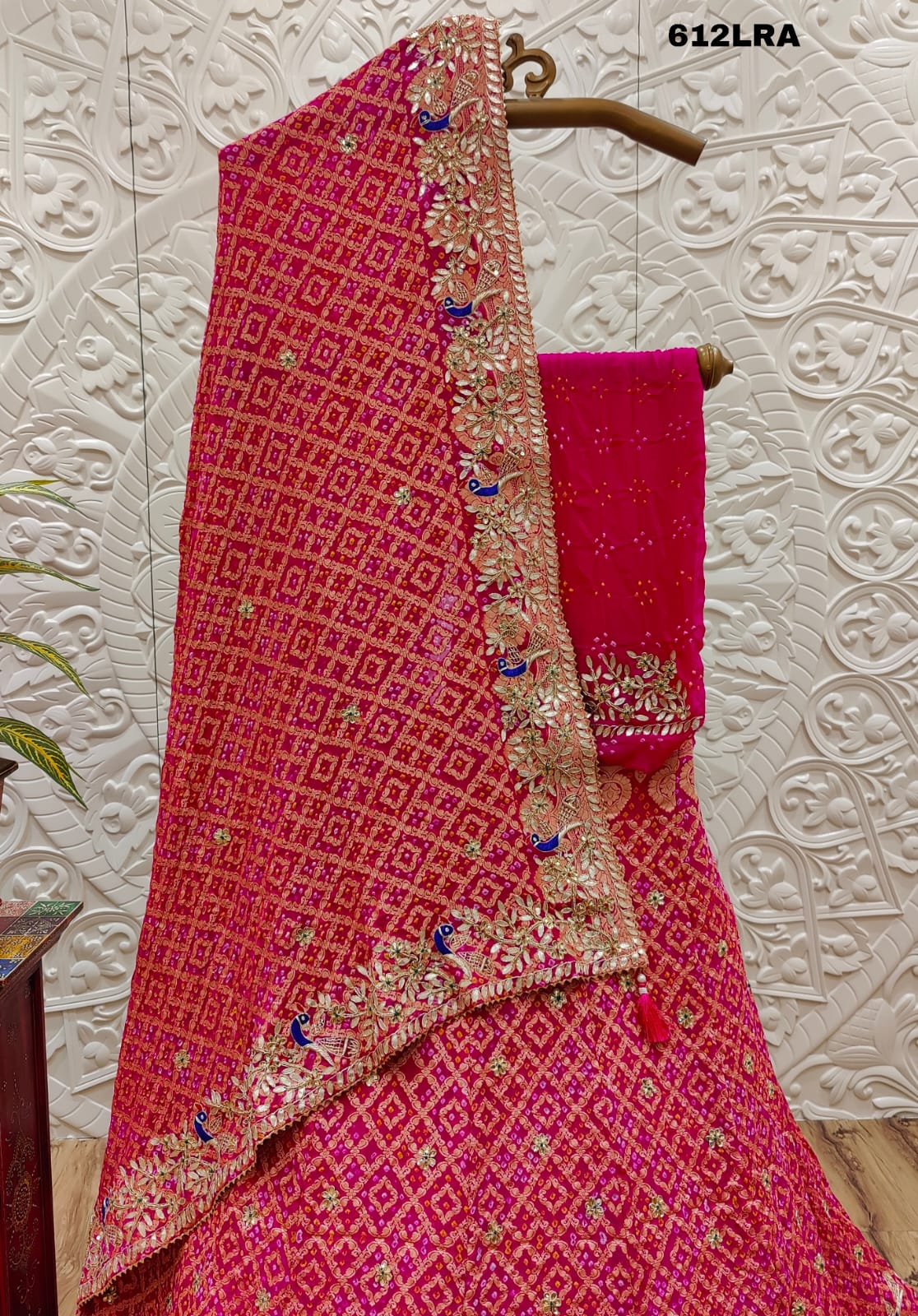 By Neemjari Bandhani With Traditional wear