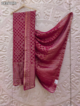 KcPc New Georgette Banarasi Style With Zari weaving Work Dupatta SATISH